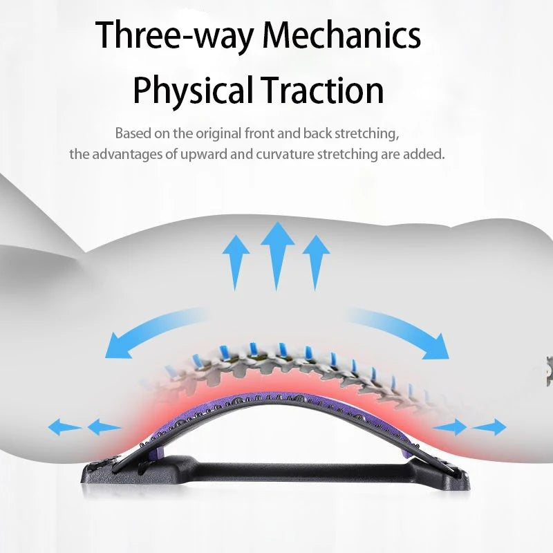 Adjustable Back Stretcher Board – Multi-Level Lumbar & Upper Back Support