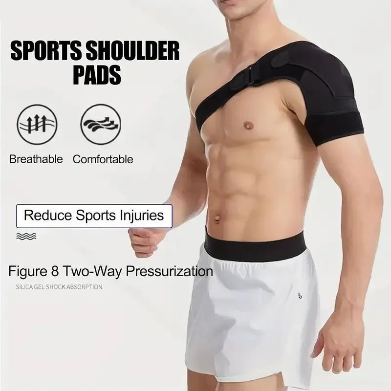 Adjustable Shoulder Support Brace – Compression Fit for Left or Right Shoulder