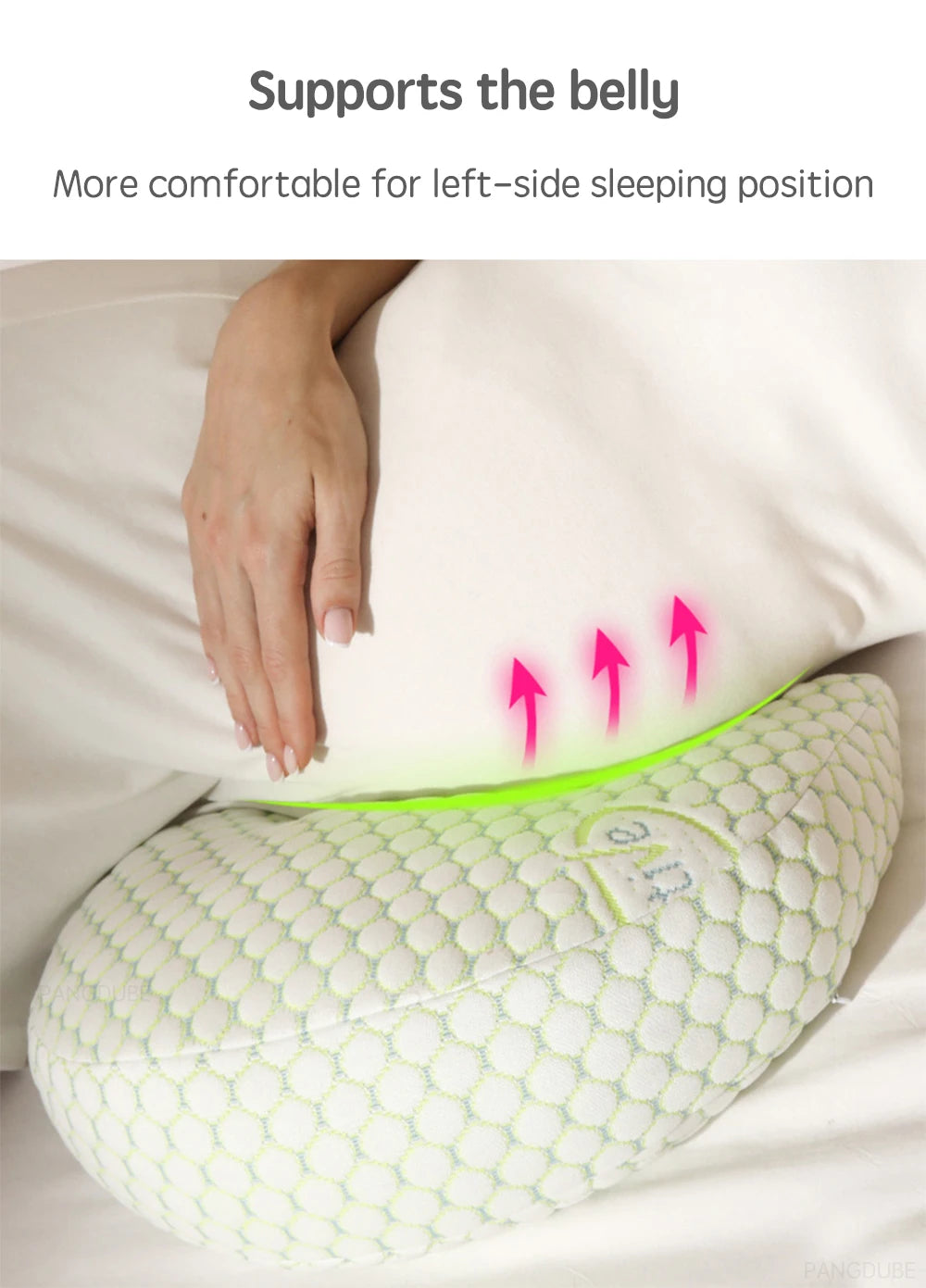 Adjustable Pregnancy Body Pillow Set – Maternity Support Cushion for Side Sleepers