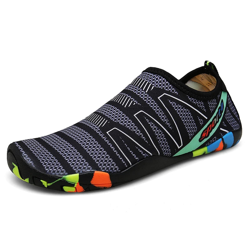 Unisex Aqua Water Shoes – Quick-Dry Barefoot Beach & Swim Sneakers