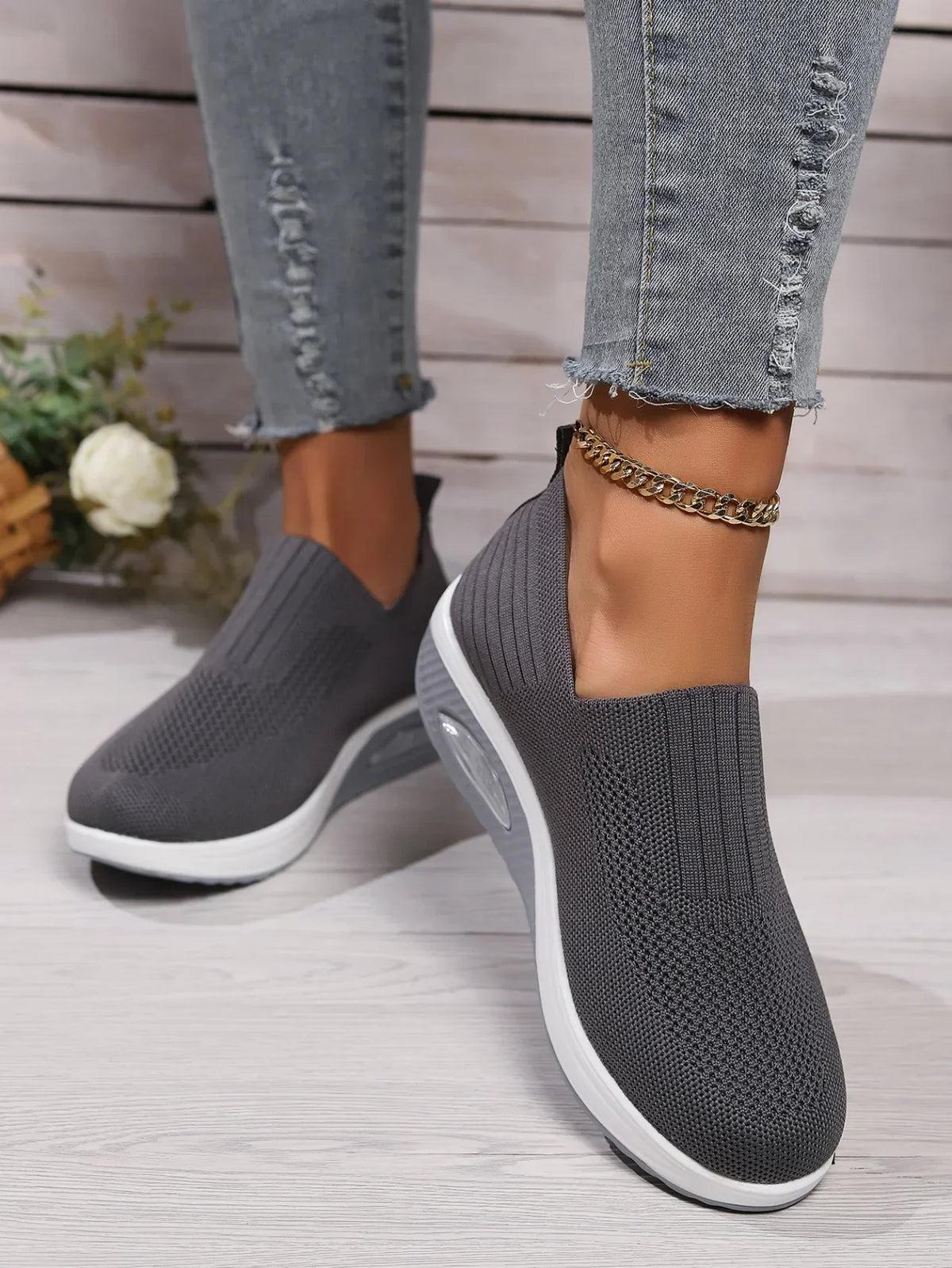 Women’s Breathable Air Cushion Running & Walking Sneakers
