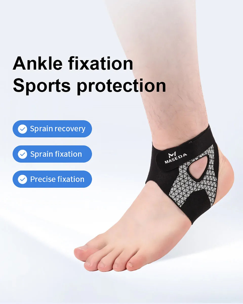 Adjustable Strap Ankle Support Brace – Ultra-Thin Compression Stabilizer