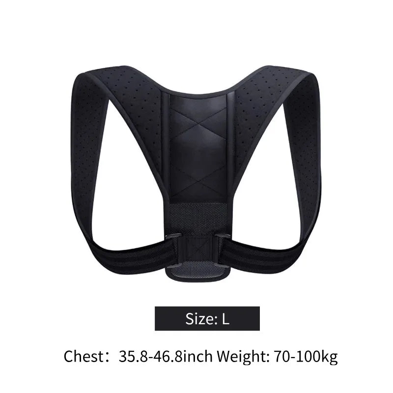 Adjustable Back Posture Corrector – Breathable Support Brace