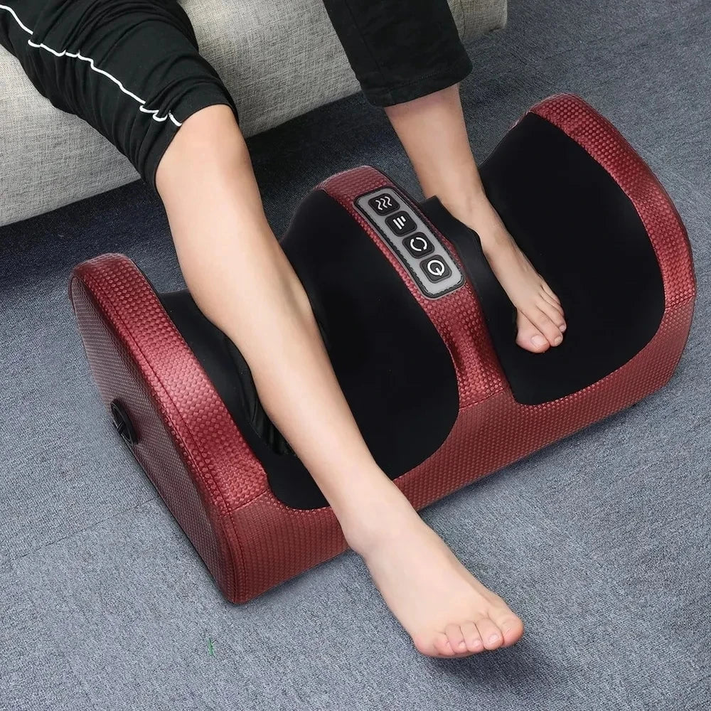 Shiatsu Foot & Calf Massager – Heated Kneading Relief for Tired Muscles