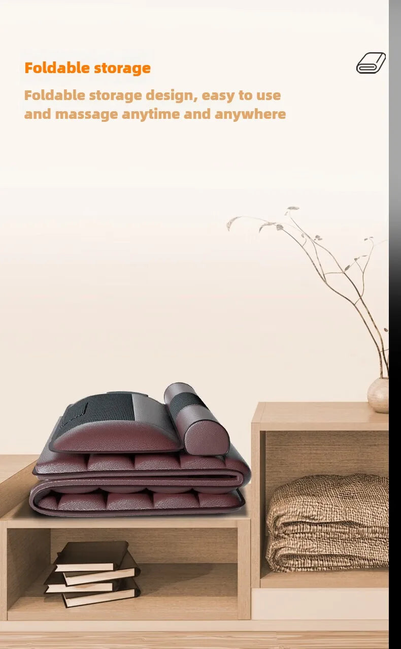 Full Body Massage Mat with Heat – Airbag Compression & Vibration Massage Cushion