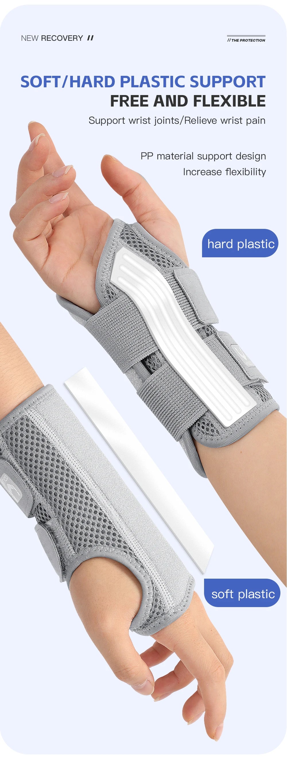 Wrist Stabilising Brace – Adjustable Support with Built-In Splint
