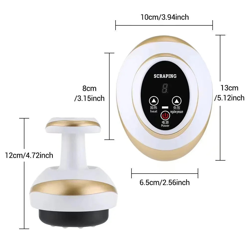 Electric Cupping Massager with Heat – Vacuum Therapy & Body Relaxation Device