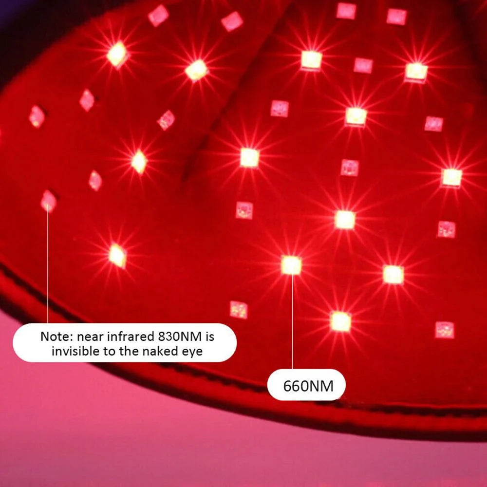 Red & Near Infrared Light Therapy Cap – 660nm & 830nm LED Hair Growth Device