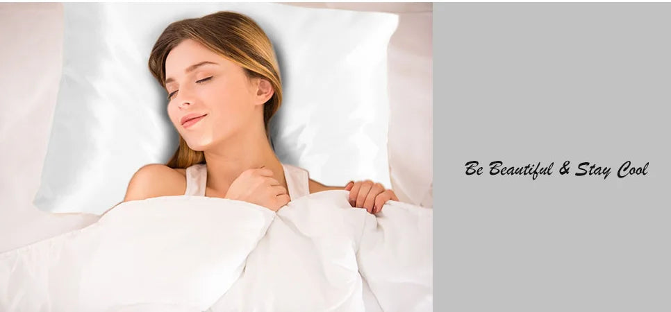 Natural Mulberry Silk Pillowcase – Silky Smooth Standard & Queen Size