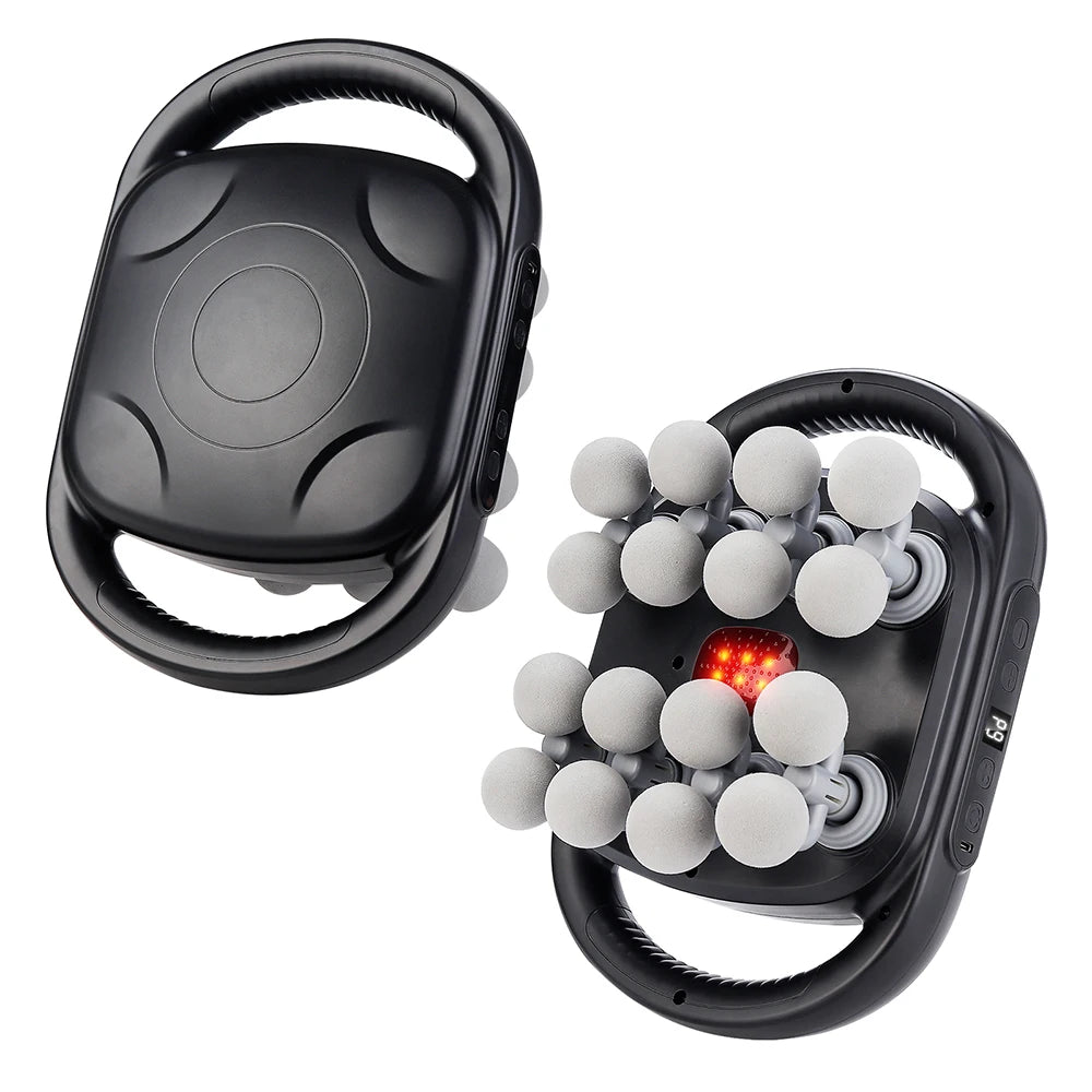 16-Head Percussion Massage Gun – High-Frequency Muscle Relief Device