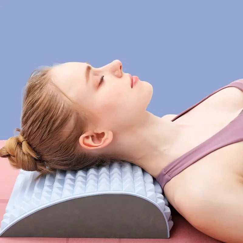 Lumbar Back Stretcher Pillow – Lower Back Support & Posture Alignment
