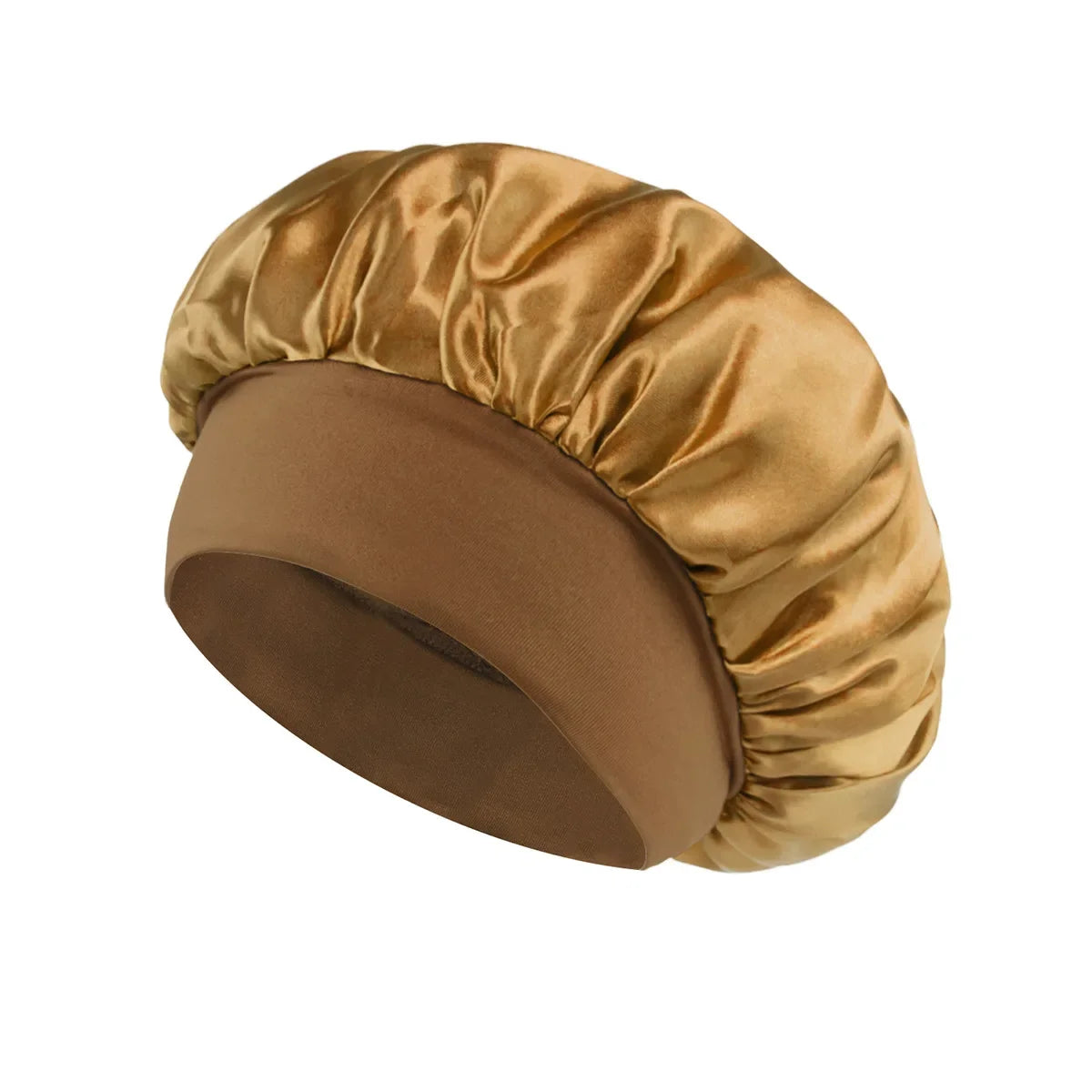 Women’s Satin Hair Bonnet – Soft Elastic Sleep Cap for Hair Care