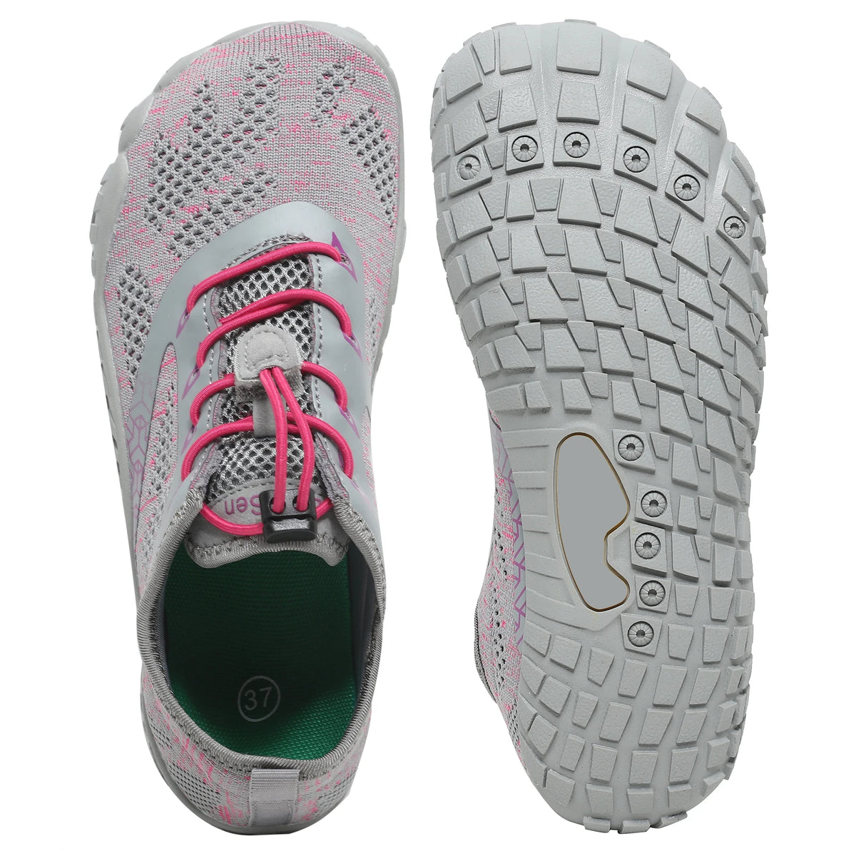 Unisex Wide Barefoot Shoes – Lightweight Minimalist Trail & Walking Sneakers