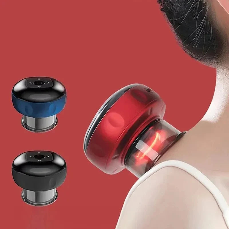 Plug-In Electric Heated Cupping Massager – Back & Neck Therapy Device