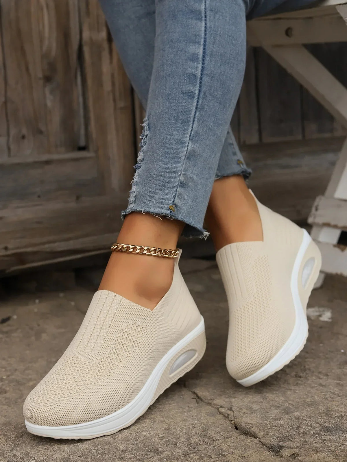 Women’s Breathable Air Cushion Running & Walking Sneakers
