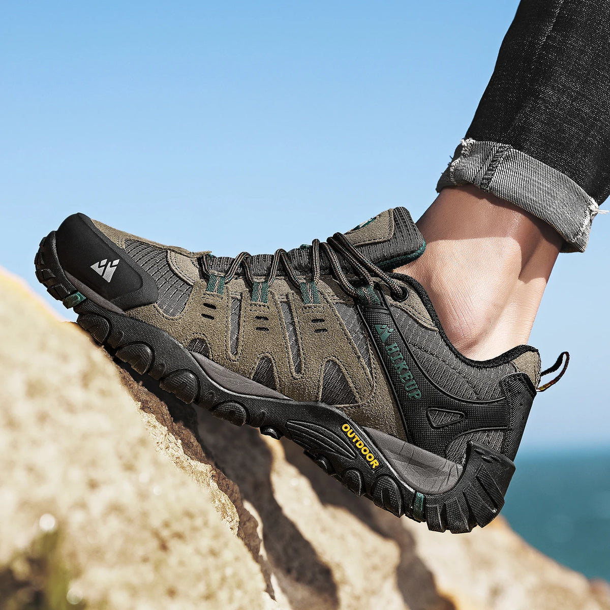 Men’s Trekking & Hiking Shoes – Wear-Resistant Outdoor Sneakers