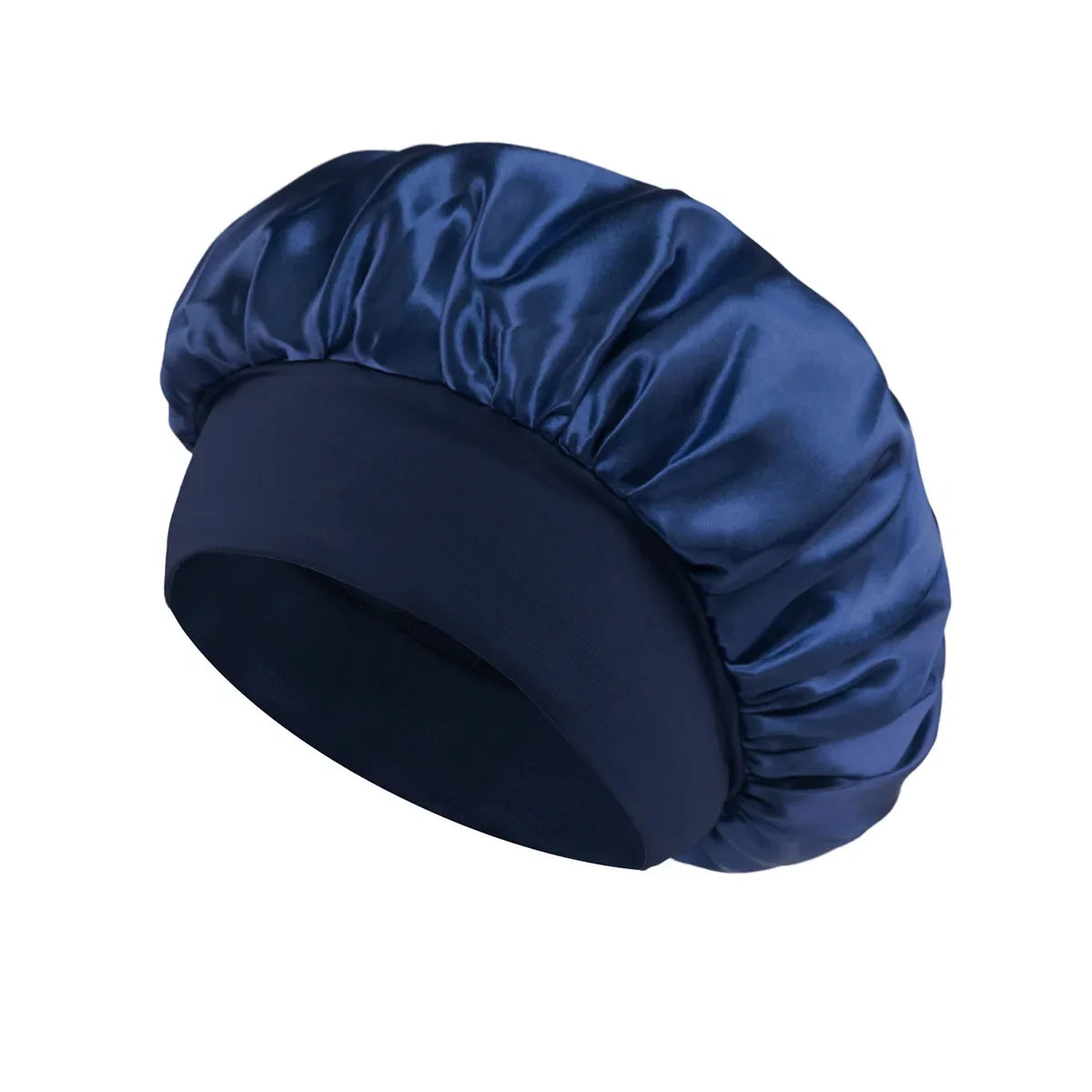 Women’s Satin Hair Bonnet – Soft Elastic Sleep Cap for Hair Care