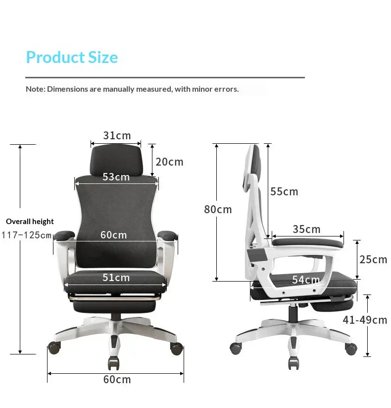 Adjustable Gaming & Office Chair – Reclining Ergonomic Comfort Seat