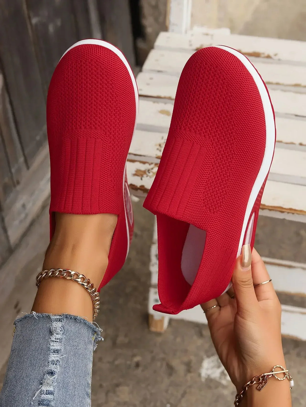 Women’s Breathable Air Cushion Running & Walking Sneakers