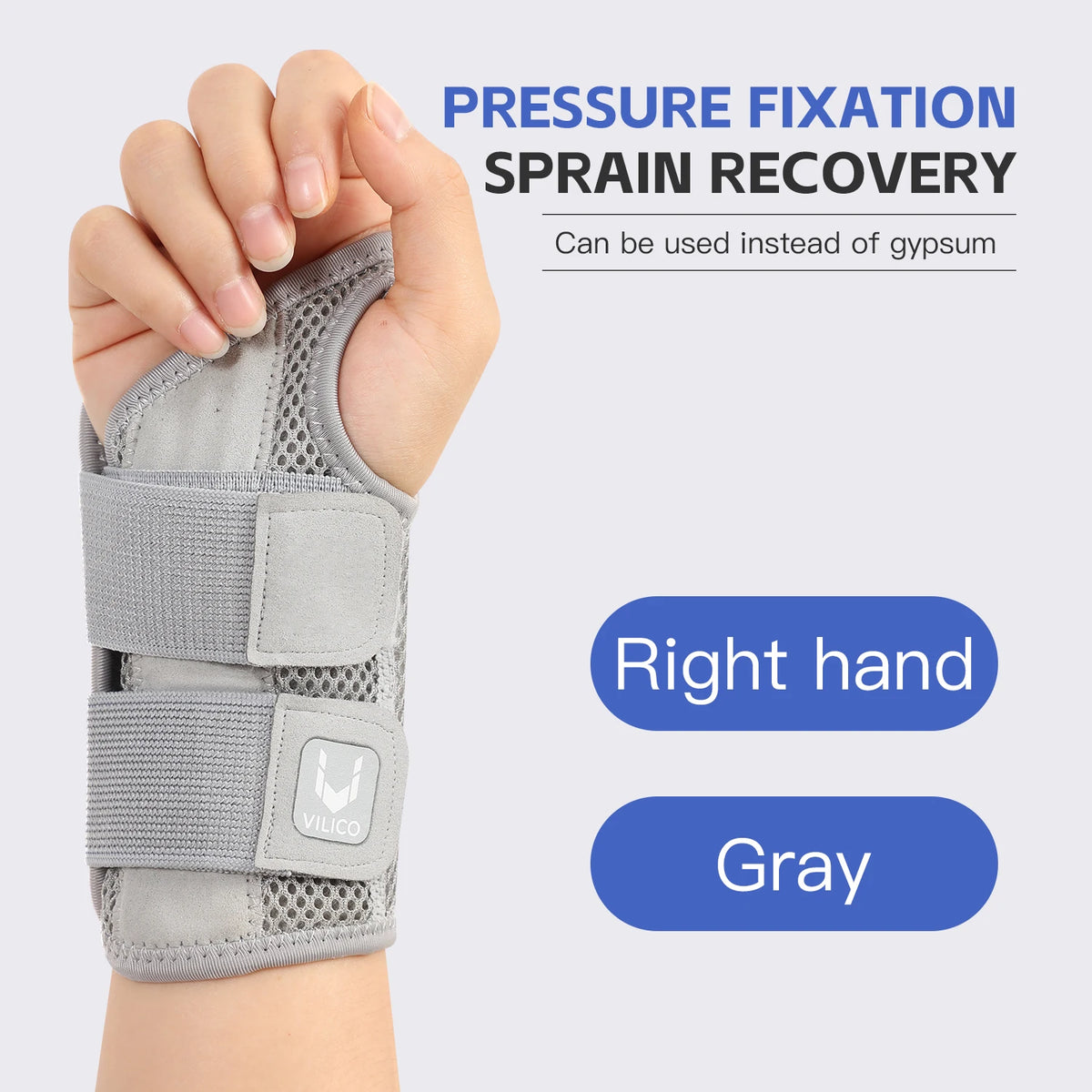 Wrist Stabilising Brace – Adjustable Support with Built-In Splint