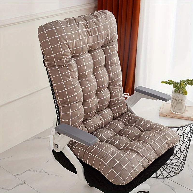 Ergonomic Seat Cushion with Back Support – Office Chair & Car Comfort Pad