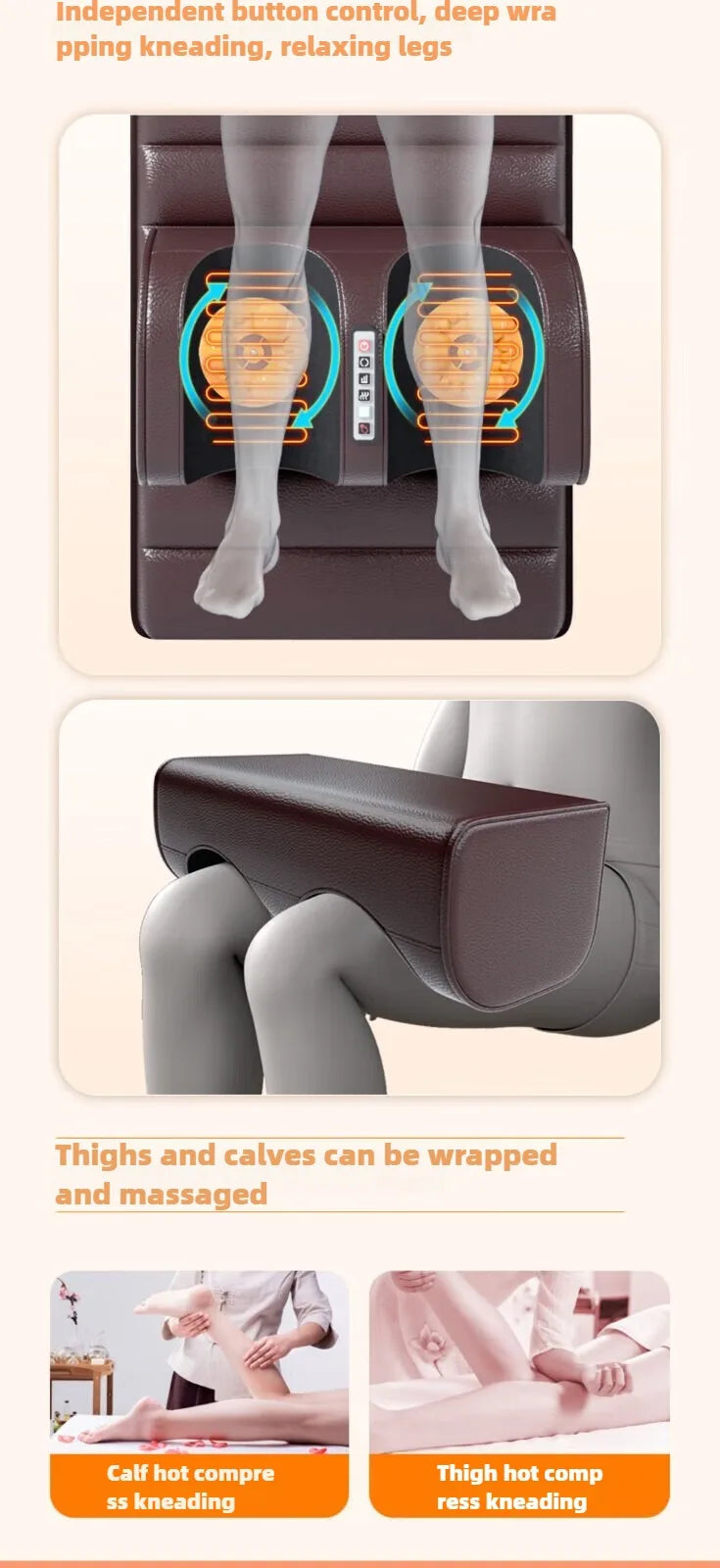 Full Body Massage Mat with Heat – Airbag Compression & Vibration Massage Cushion