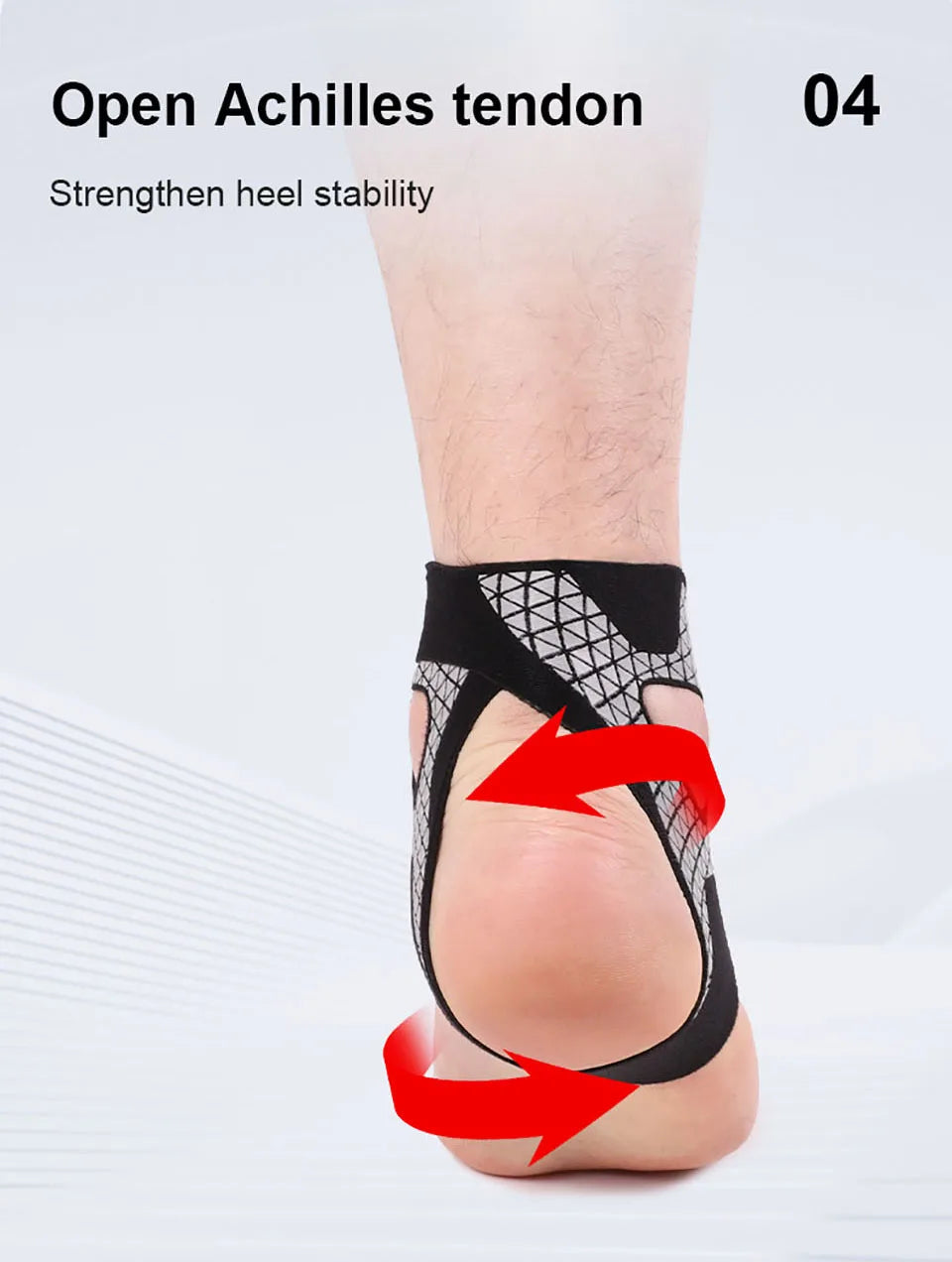Adjustable Strap Ankle Support Brace – Ultra-Thin Compression Stabilizer