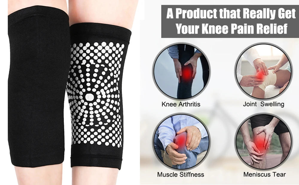 Self-Heating Knee Support Pads (1 Pair) – Warm Compression for Joint Comfort