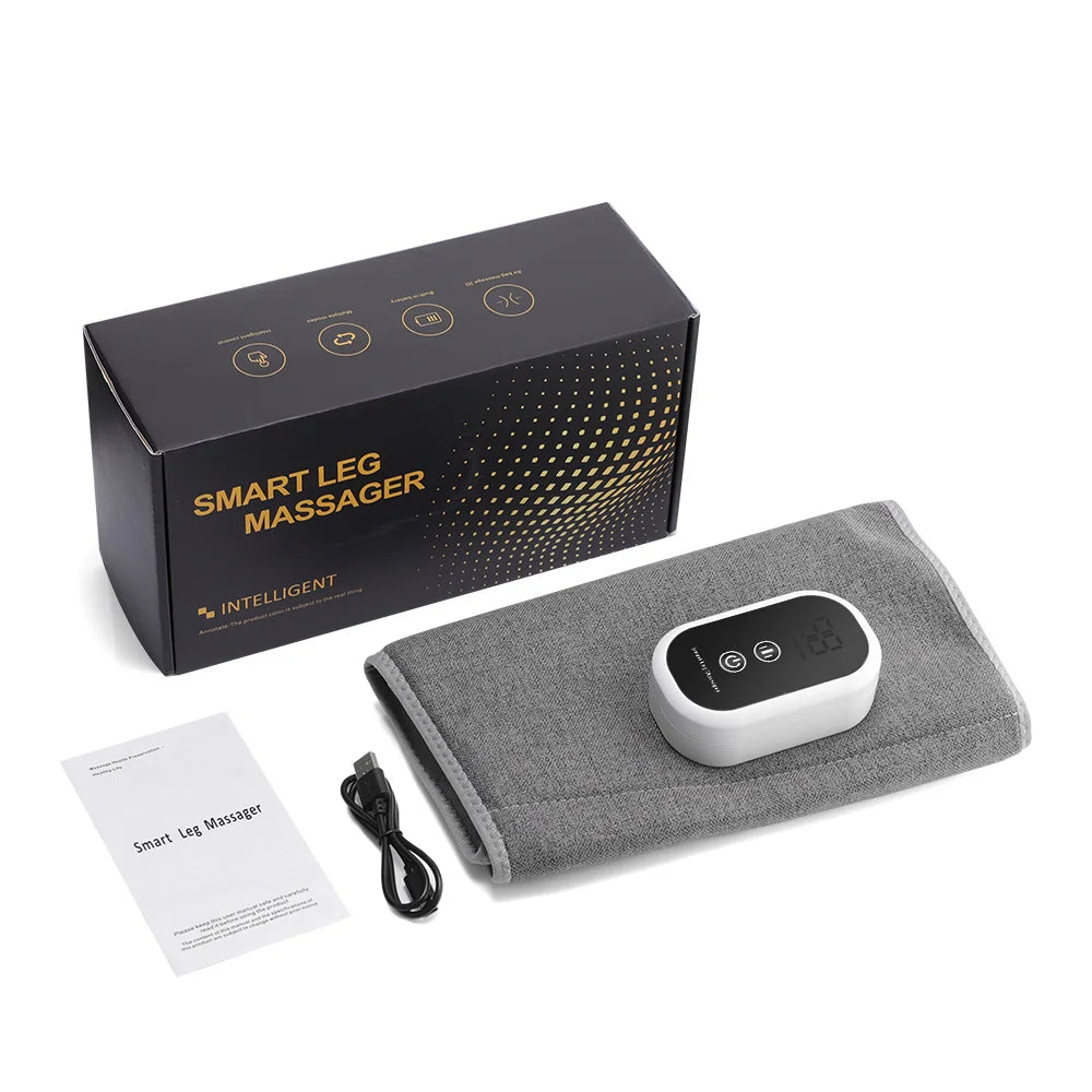 360° Air Compression Leg Massager – Wireless Calf Muscle Recovery