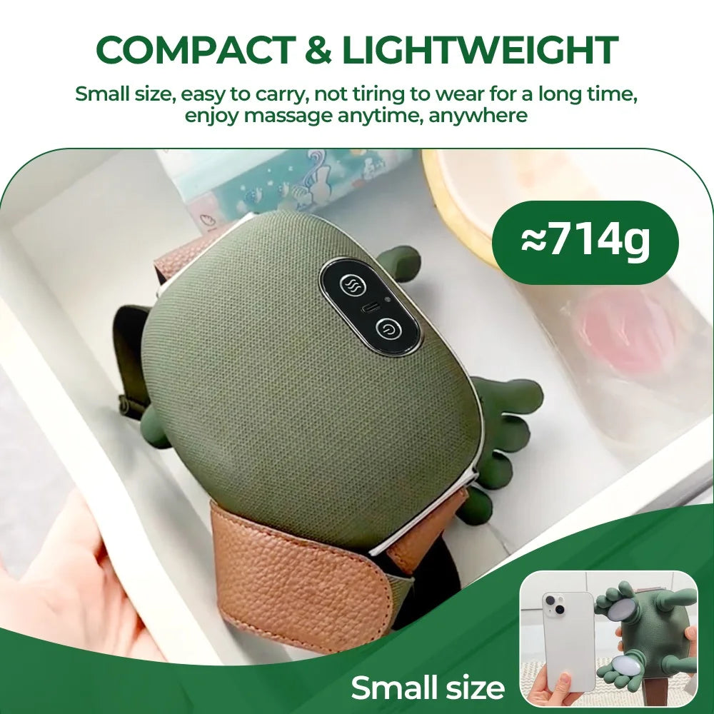 Wireless Neck & Shoulder Massager – Kneading Trapezius Support with Brushless Motor