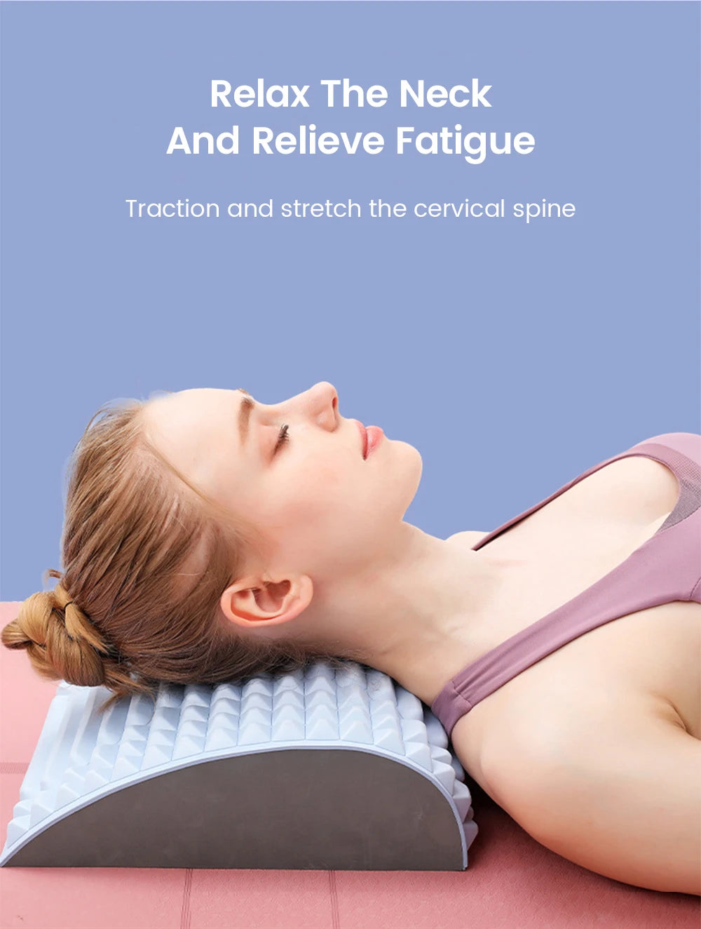 Lumbar Back Stretcher Pillow – Lower Back Support & Posture Alignment