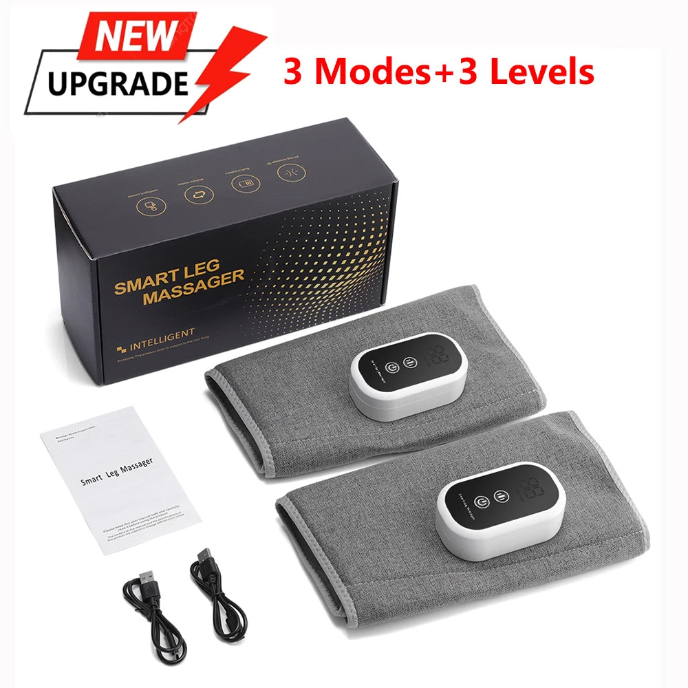 360° Air Compression Leg Massager – Wireless Calf Muscle Recovery