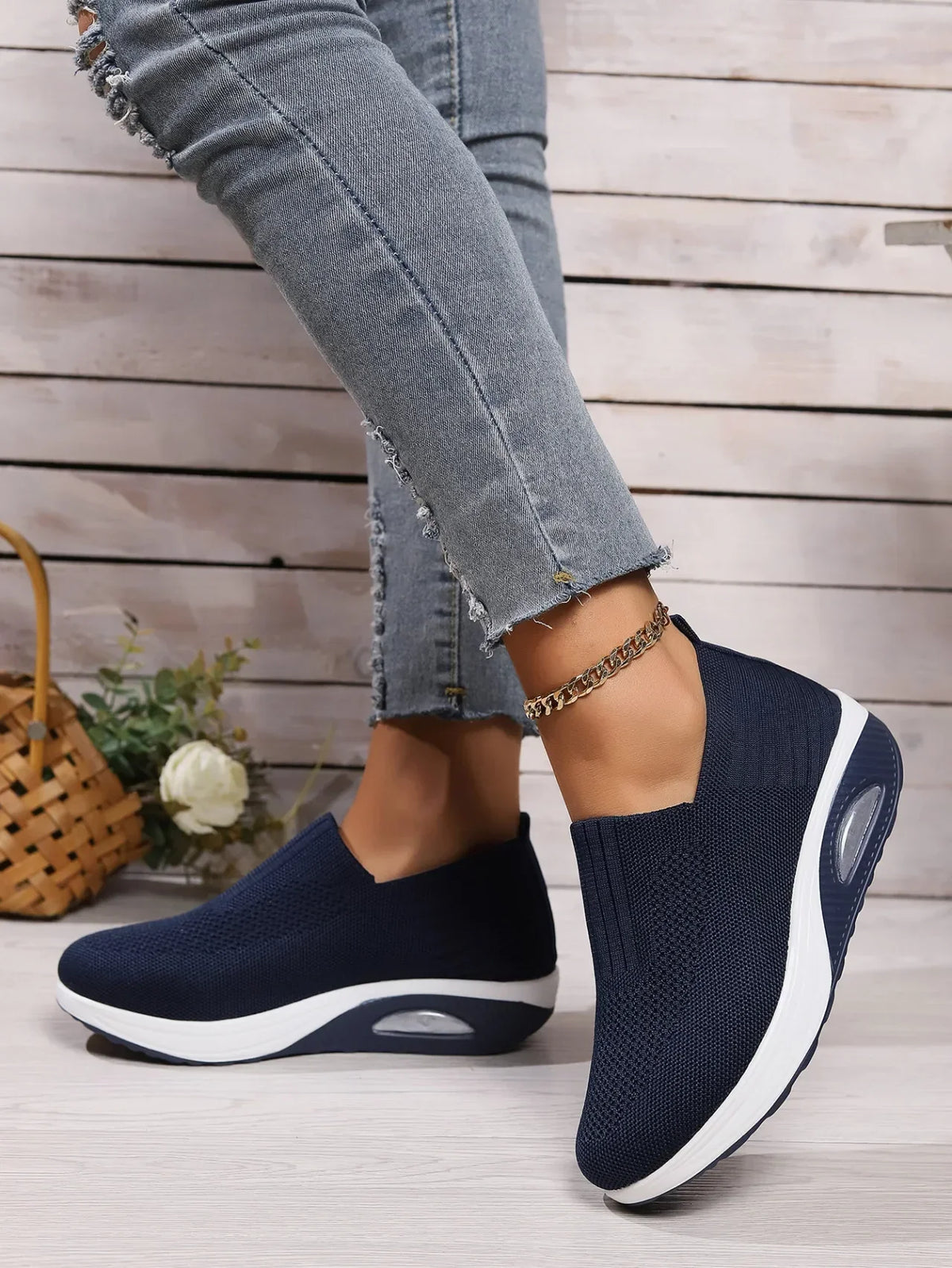 Women’s Breathable Air Cushion Running & Walking Sneakers