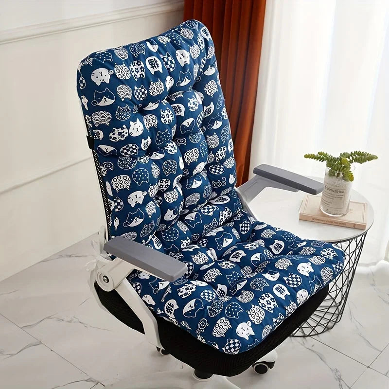 Ergonomic Seat Cushion with Back Support – Office Chair & Car Comfort Pad