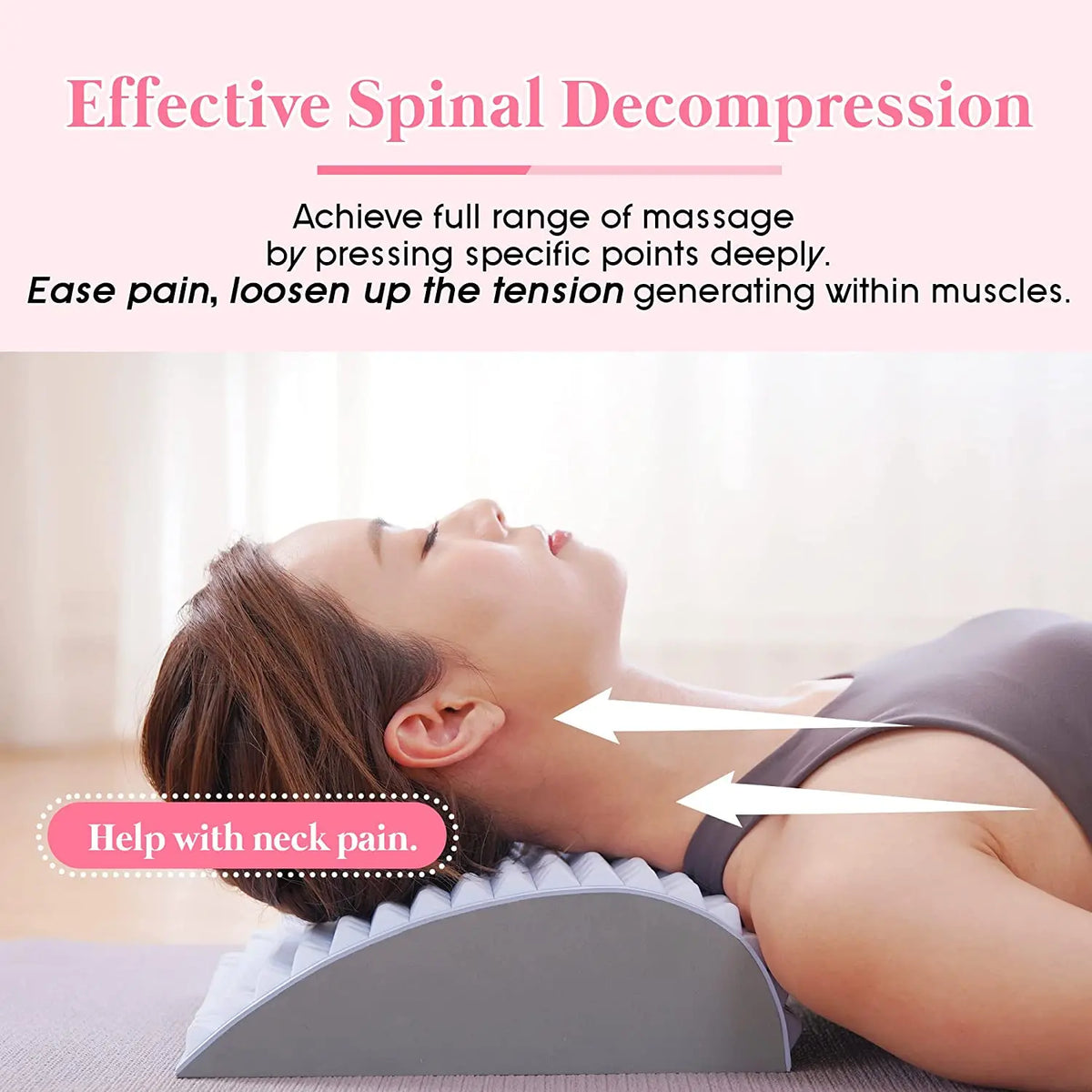 Lumbar Back Stretcher Pillow – Lower Back Support & Posture Alignment