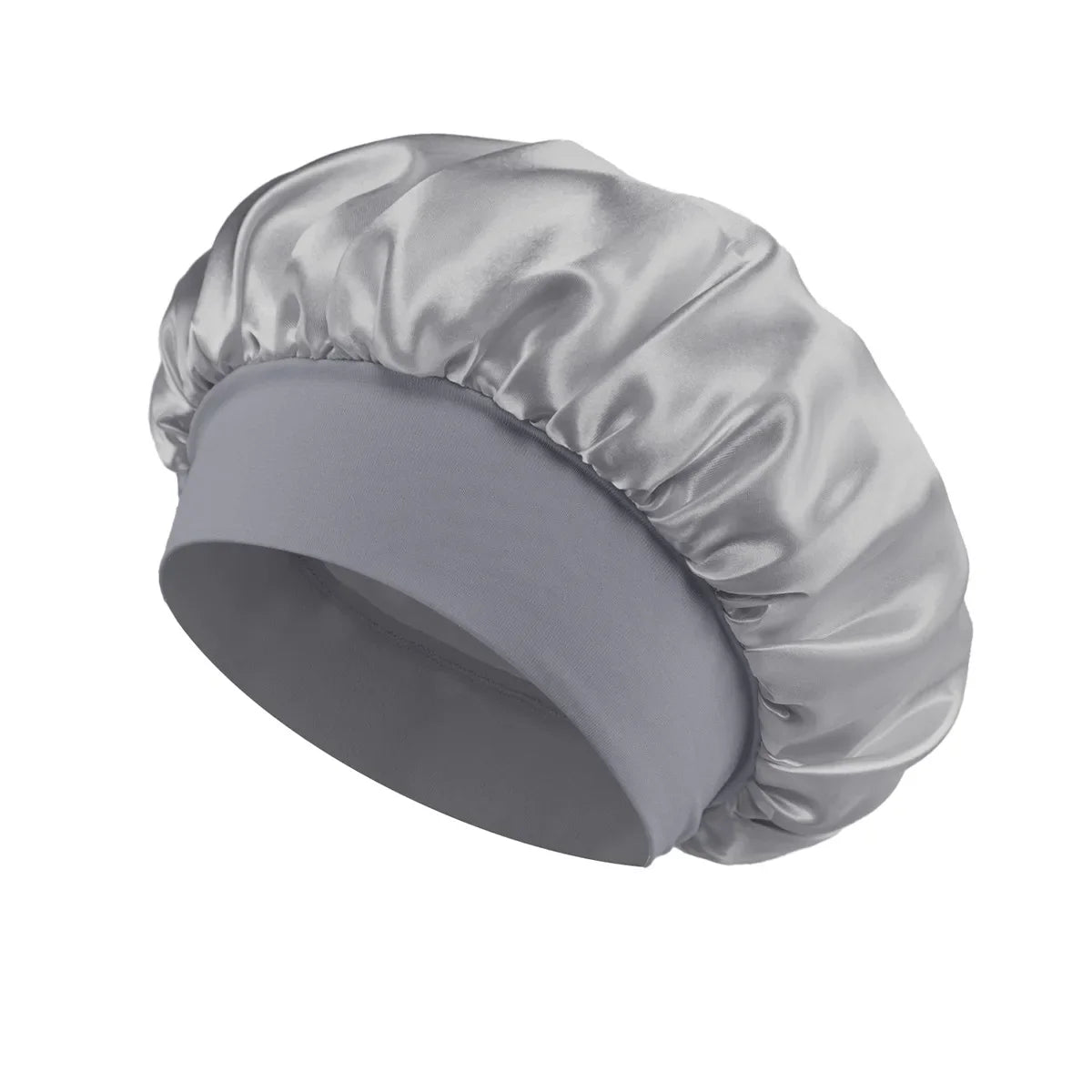 Women’s Satin Hair Bonnet – Soft Elastic Sleep Cap for Hair Care
