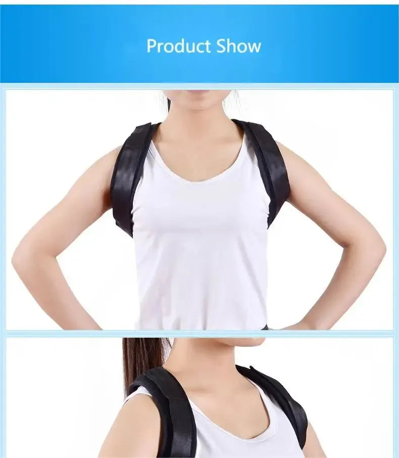 Adjustable Back Posture Corrector – Breathable Support Brace