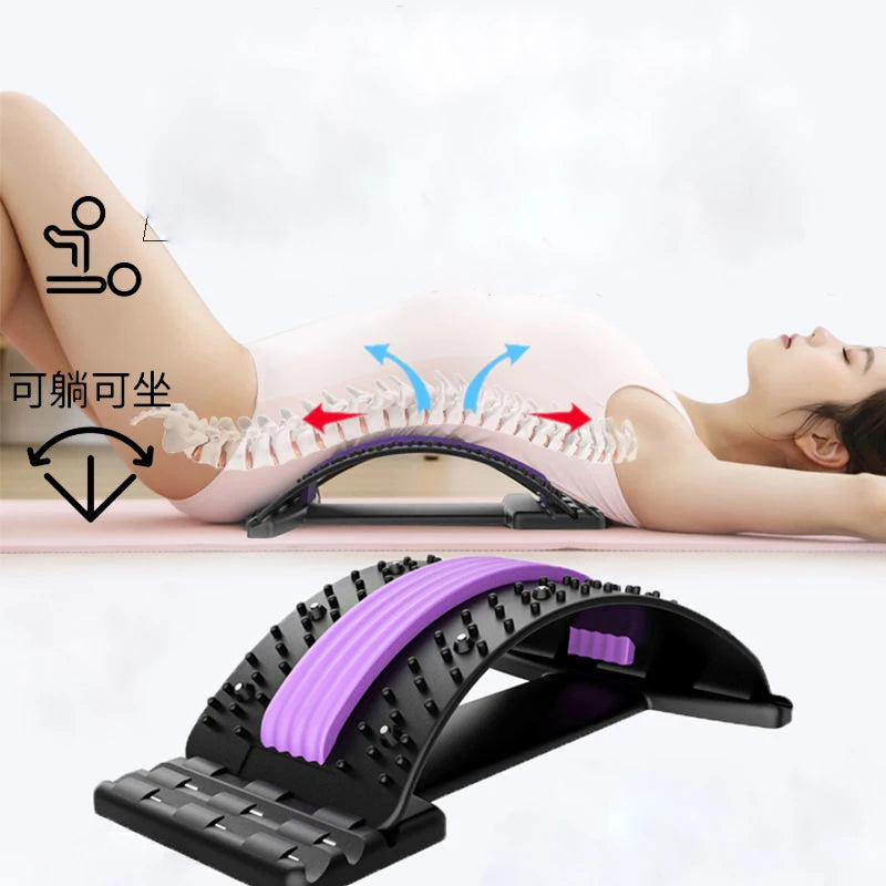 Adjustable Back Stretcher Board – Multi-Level Lumbar & Upper Back Support