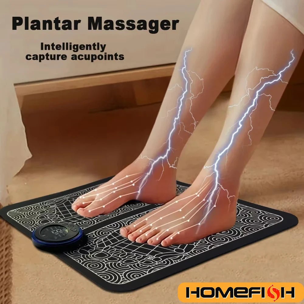 Electric EMS Foot Massager Mat – Muscle Training & Relaxation Tool