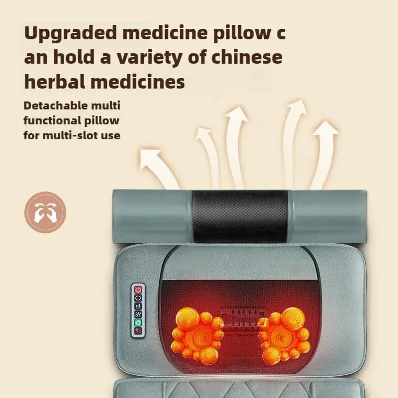 Full Body Massage Mat with Heat – Airbag Compression & Vibration Massage Cushion