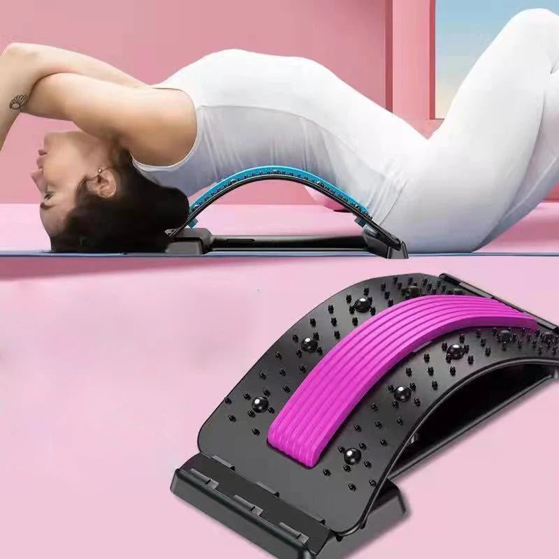 Adjustable Back Stretcher Board – Multi-Level Lumbar & Upper Back Support