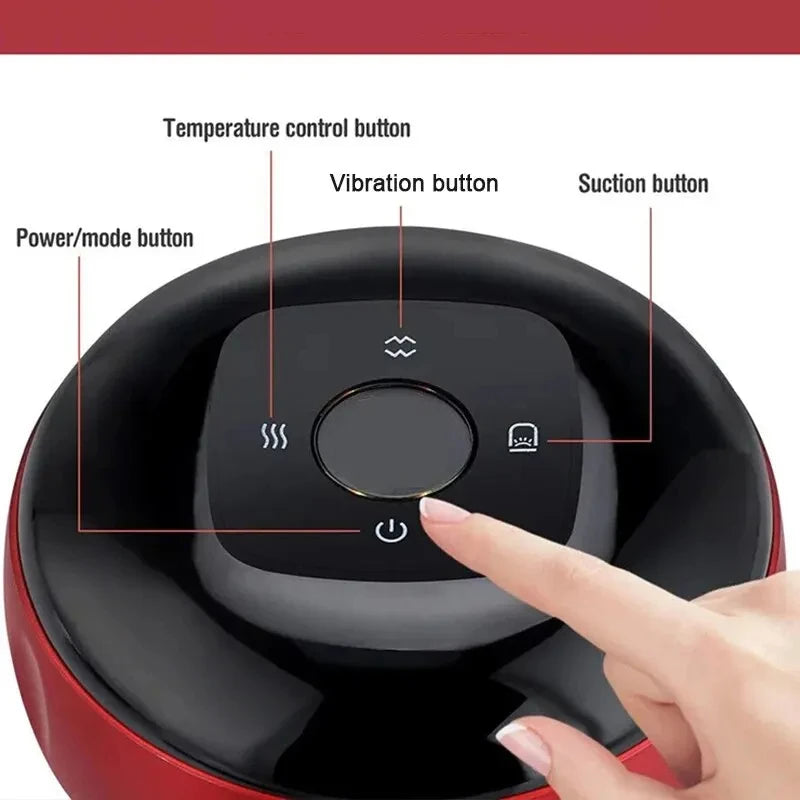 Plug-In Electric Heated Cupping Massager – Back & Neck Therapy Device