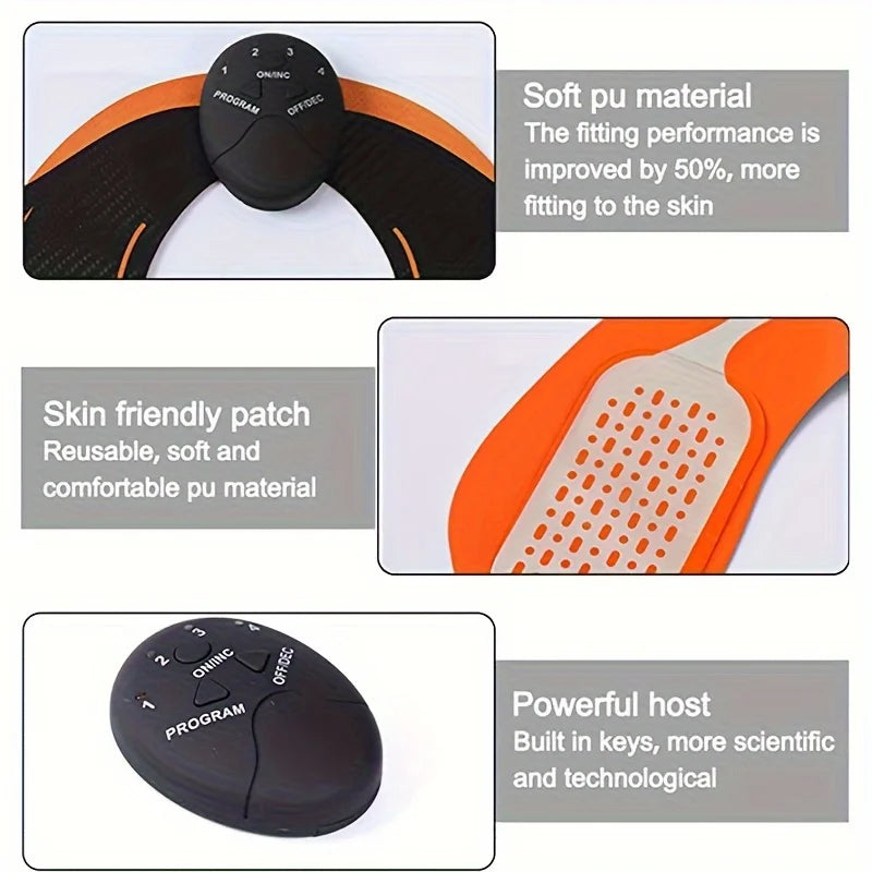 EMS Muscle Stimulator Belt – Wireless Ab, Arm & Leg Training Device