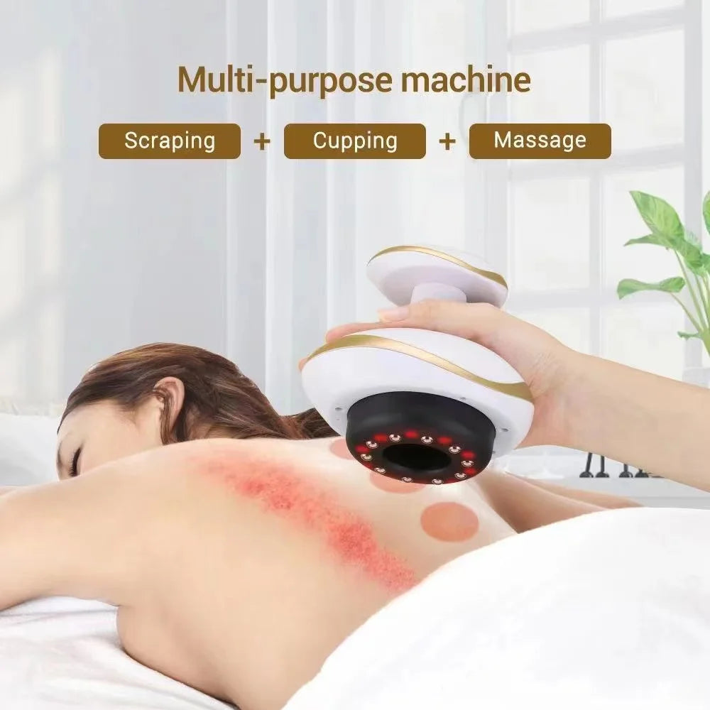 Electric Cupping Massager with Heat – Vacuum Therapy & Body Relaxation Device