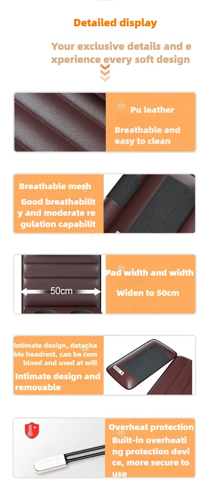 Full Body Massage Mat with Heat – Airbag Compression & Vibration Massage Cushion