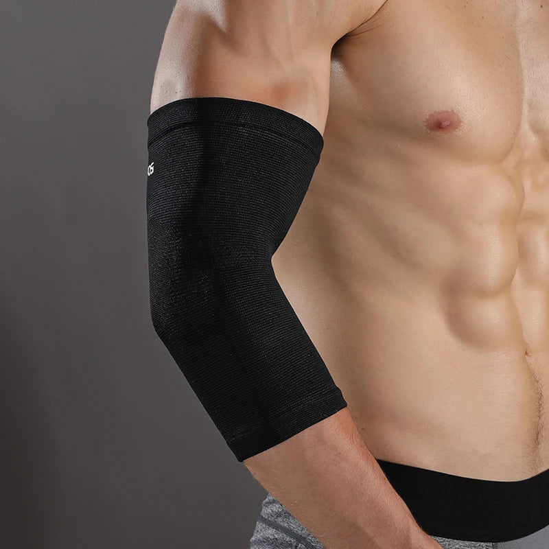 Breathable Elbow Compression Sleeve – Elastic Arm Support Brace