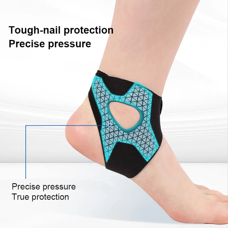 Adjustable Strap Ankle Support Brace – Ultra-Thin Compression Stabilizer