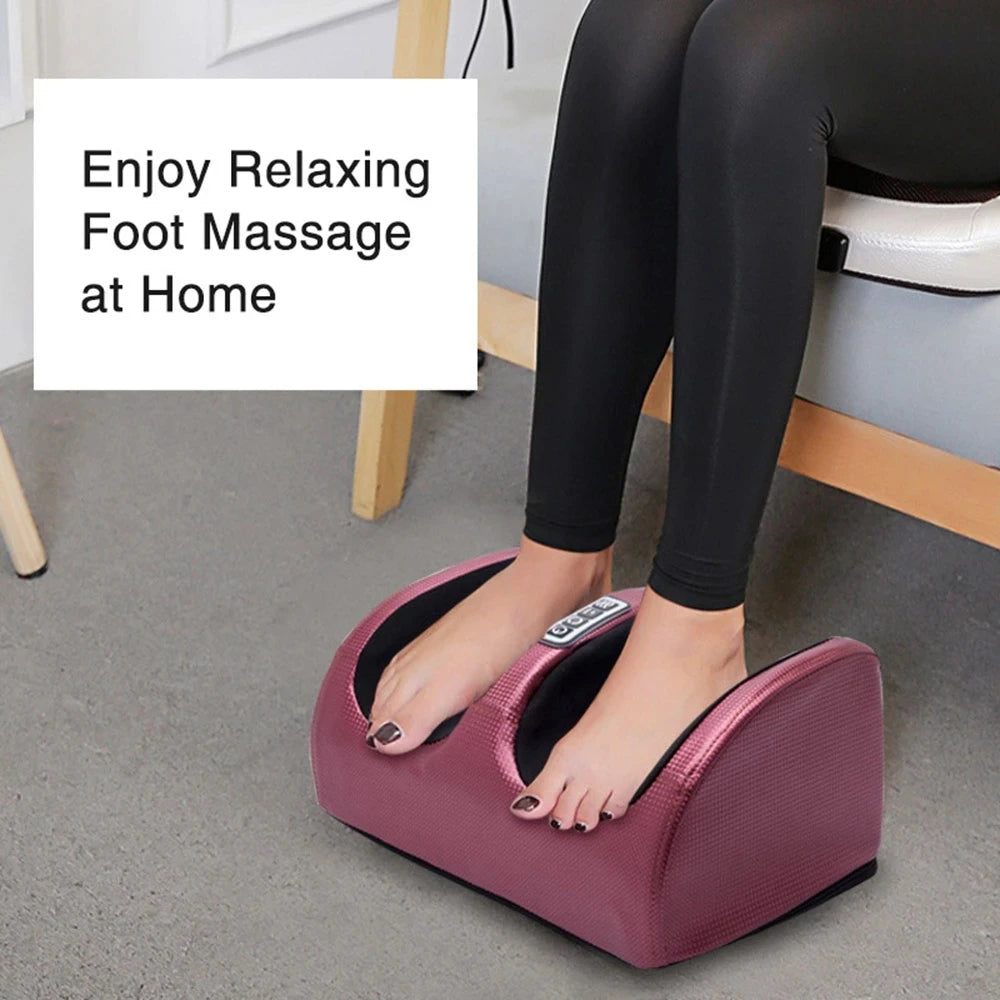 Shiatsu Foot & Calf Massager – Heated Kneading Relief for Tired Muscles