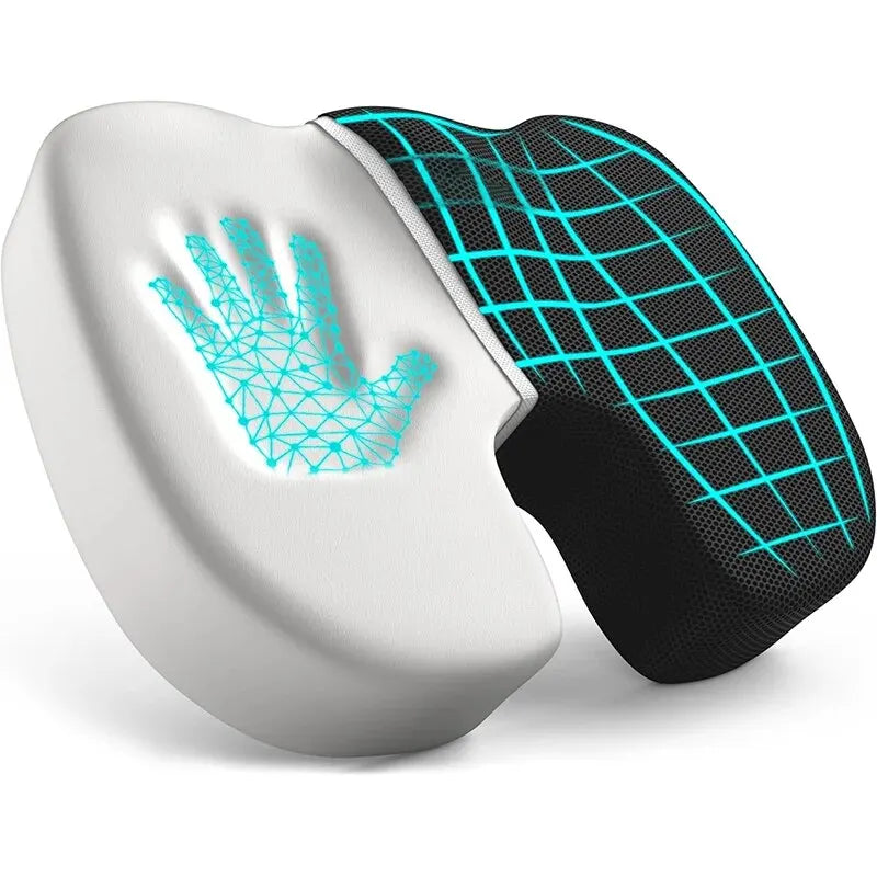 Ergonomic Memory Foam Seat Cushion – Pressure Relief for Office & Study Chairs