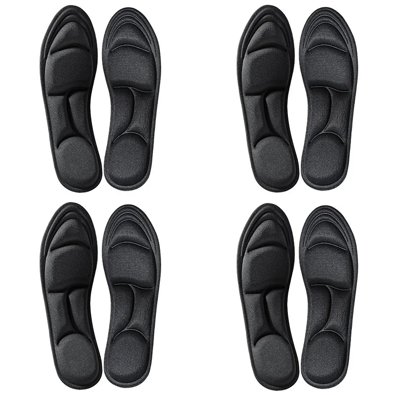 5D Memory Foam Insoles – Breathable Cushioned Support for Sports & Daily Wear